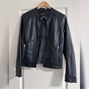 VILA Black Faux Leather Jacket